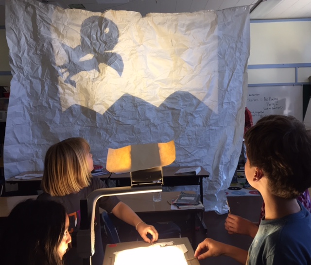   BVHM MS student shadow play rehearsal  