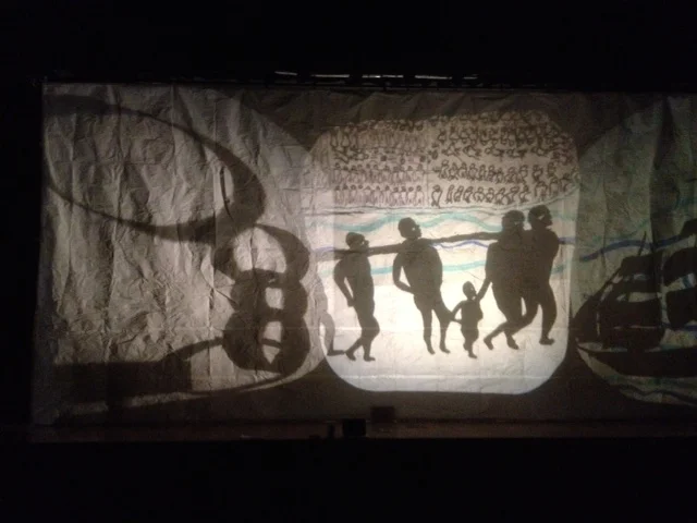 Everett MS student shadow play performance