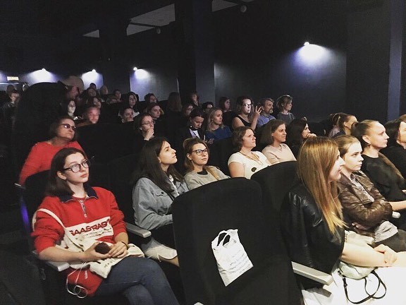 Images from our Russia screening today! Director Sarah Moshman skype&rsquo;d in to answer questions and talk feminism, motherhood and work opportunity for women. Going global! #empowermentproject thank you @americanfilmshowcase