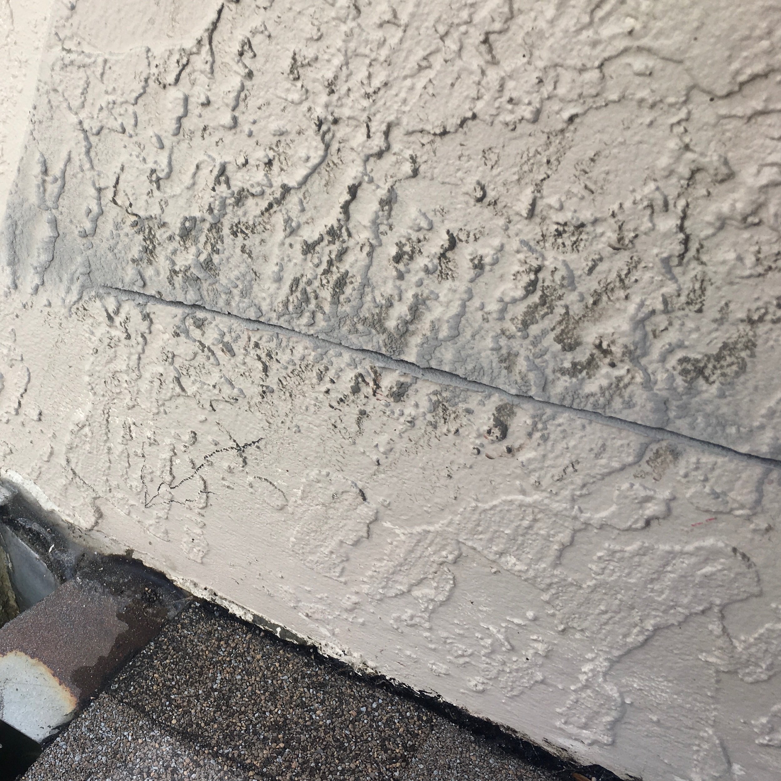 Cutting the stucco