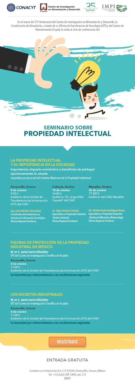 Seminario sobre Propiedad Intelectual