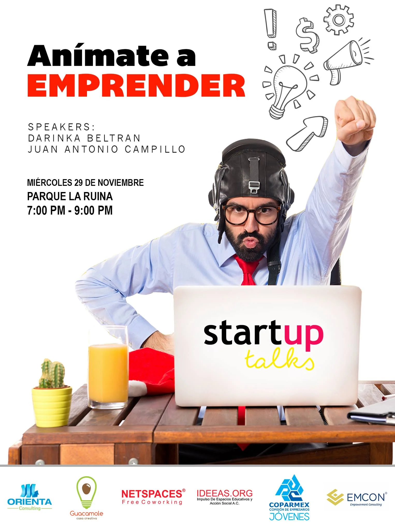 startup talks: Anímate a emprender