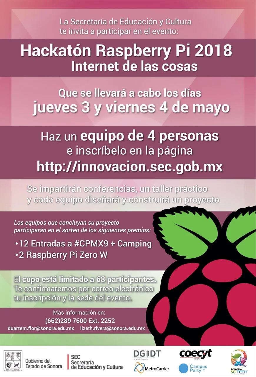 Hackatón Raspberry Pi 2018