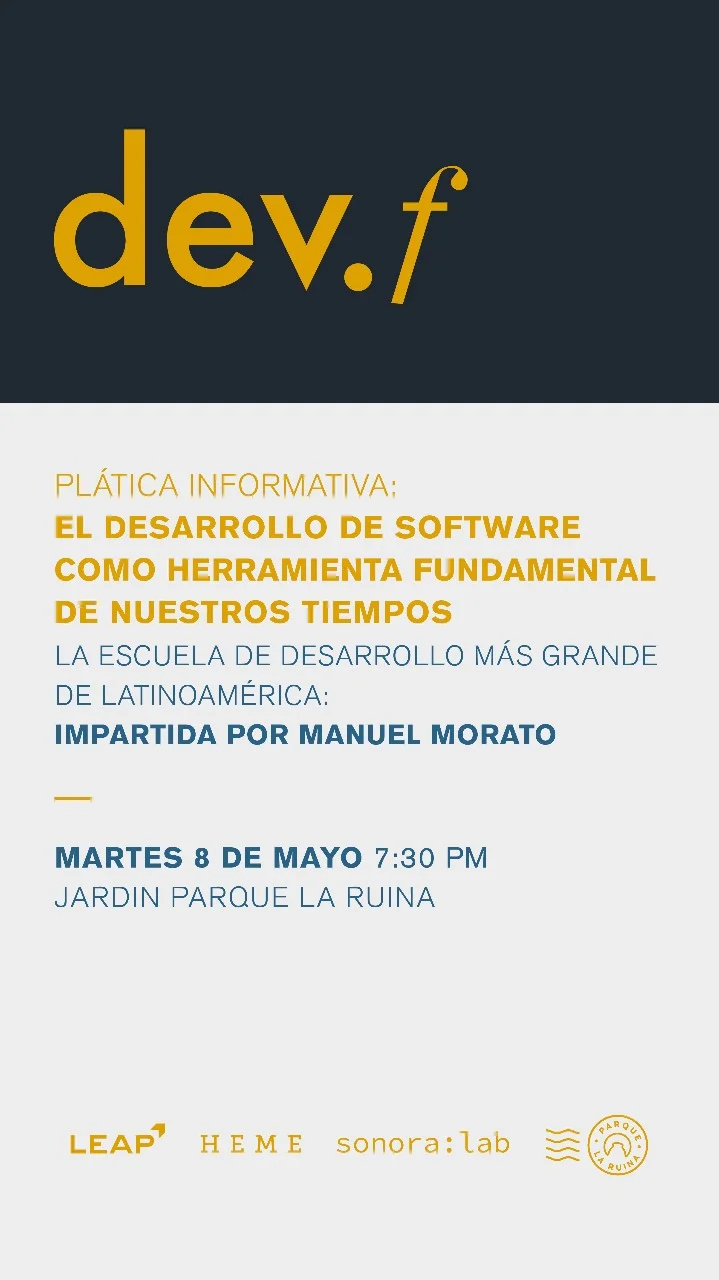 Sesión Informativa Dev.F 
