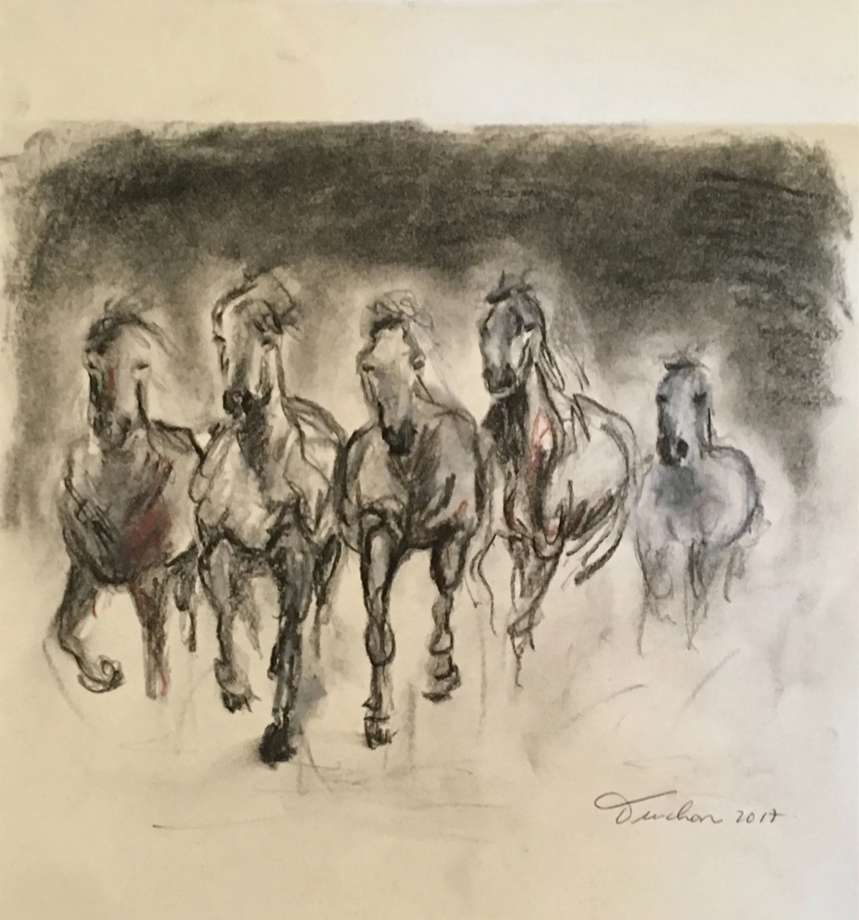 SKETCH OF STUDY OF FIVE