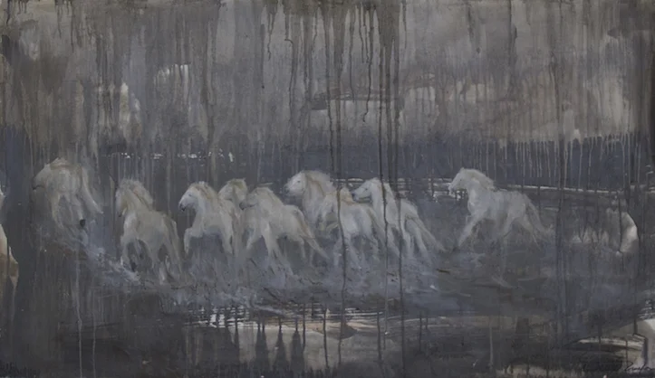 24 x 45 in Oil On Canvas SOLD