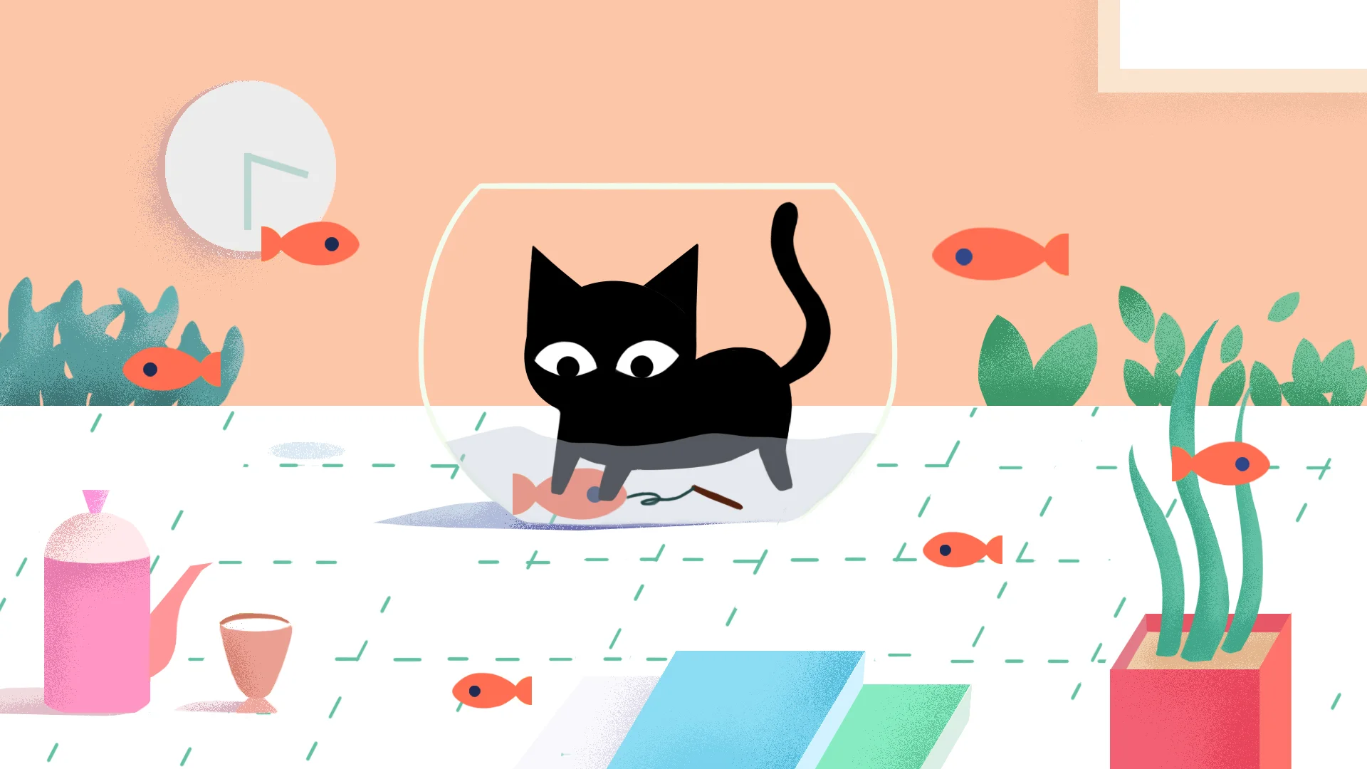 cat & fish