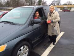 This car was deliverd to a family in need of transportation. A lady with three children of her own and two others she is raising. She needed transportation to get to work.