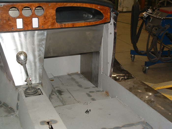 These panels will be covered with leather and the middle water fall will have woodgrain and a 7 inch navigation screen