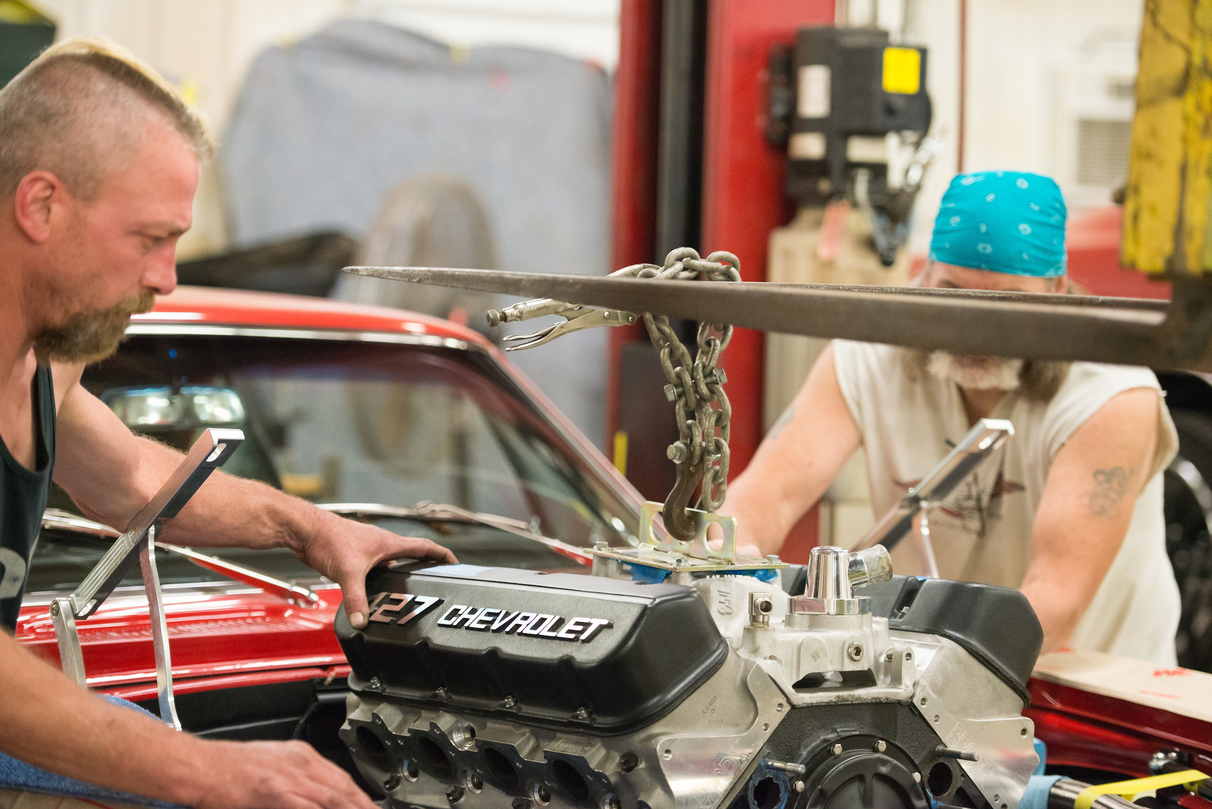 Minnesota Hot Rod Factory Chevrolet Engine Removal