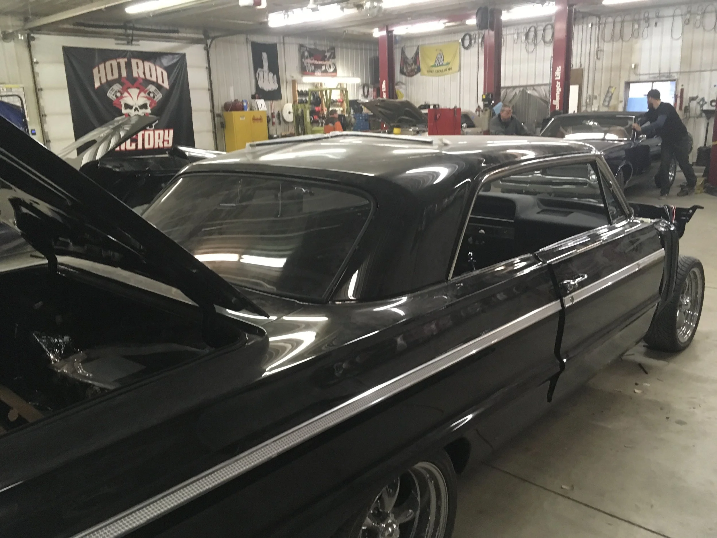 Back of 64 Impala glass