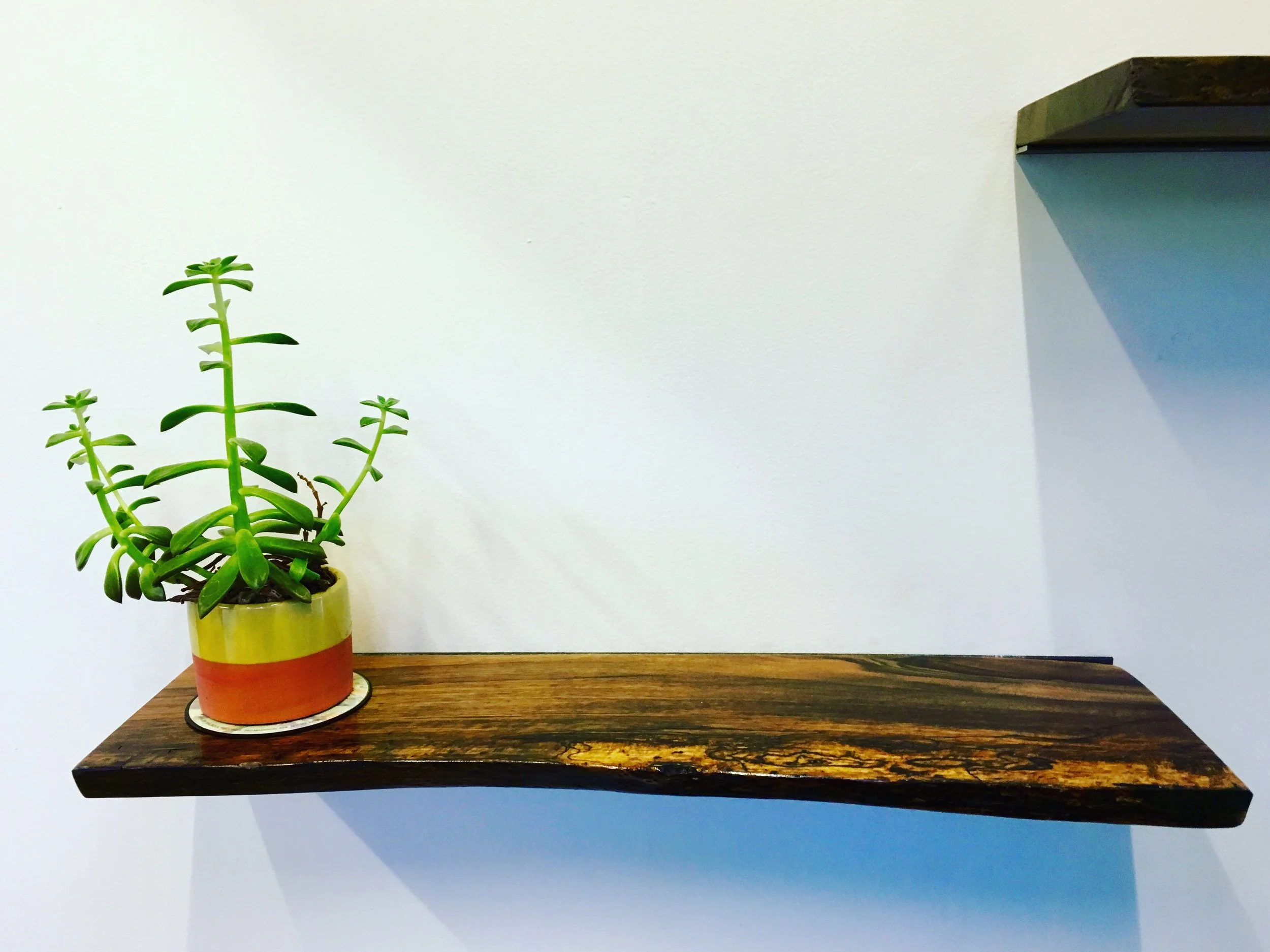 Live Edge Floating Shelf