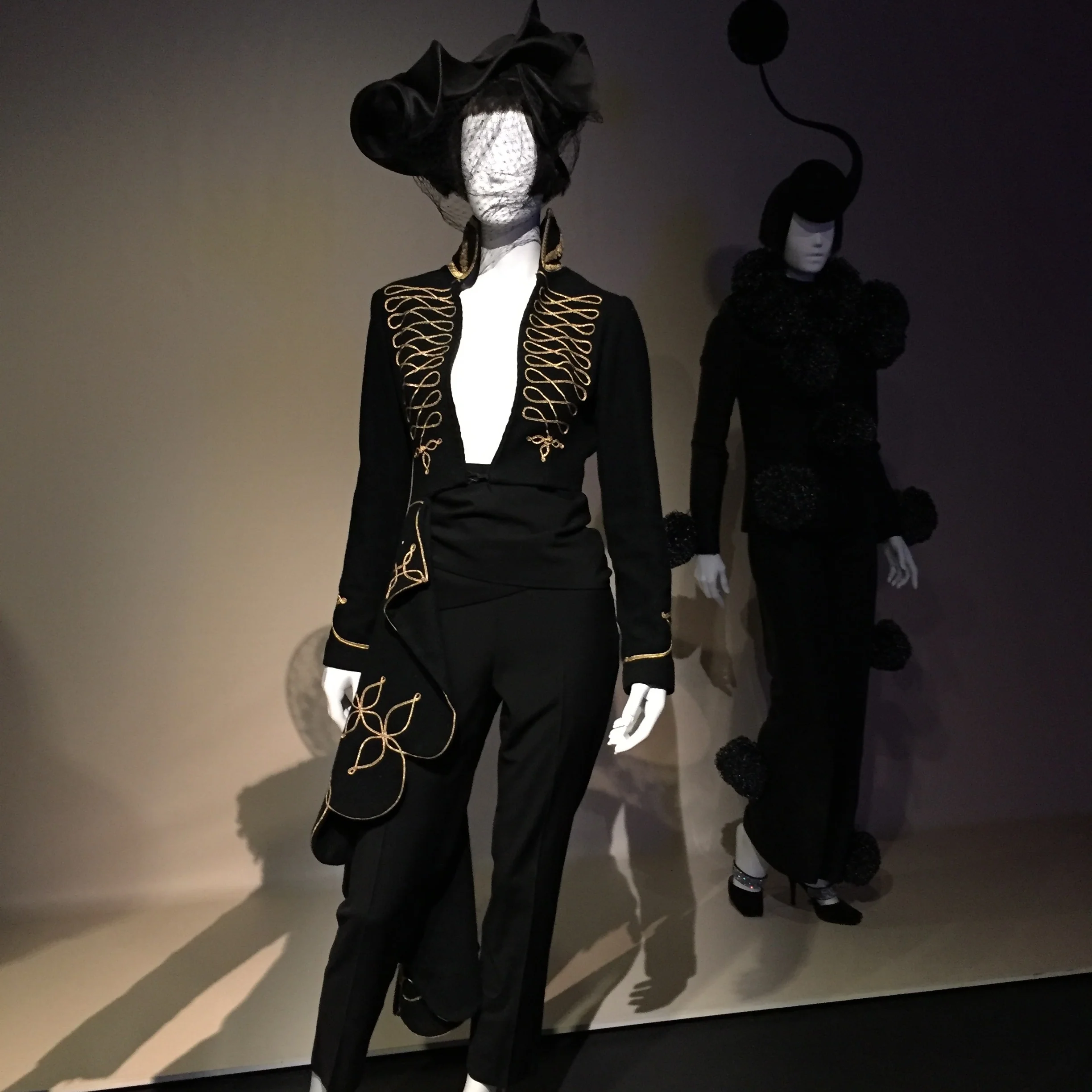 Possibly my favorite "wearable" outfit from the exhibition... This black matador suit. I love everything about it.