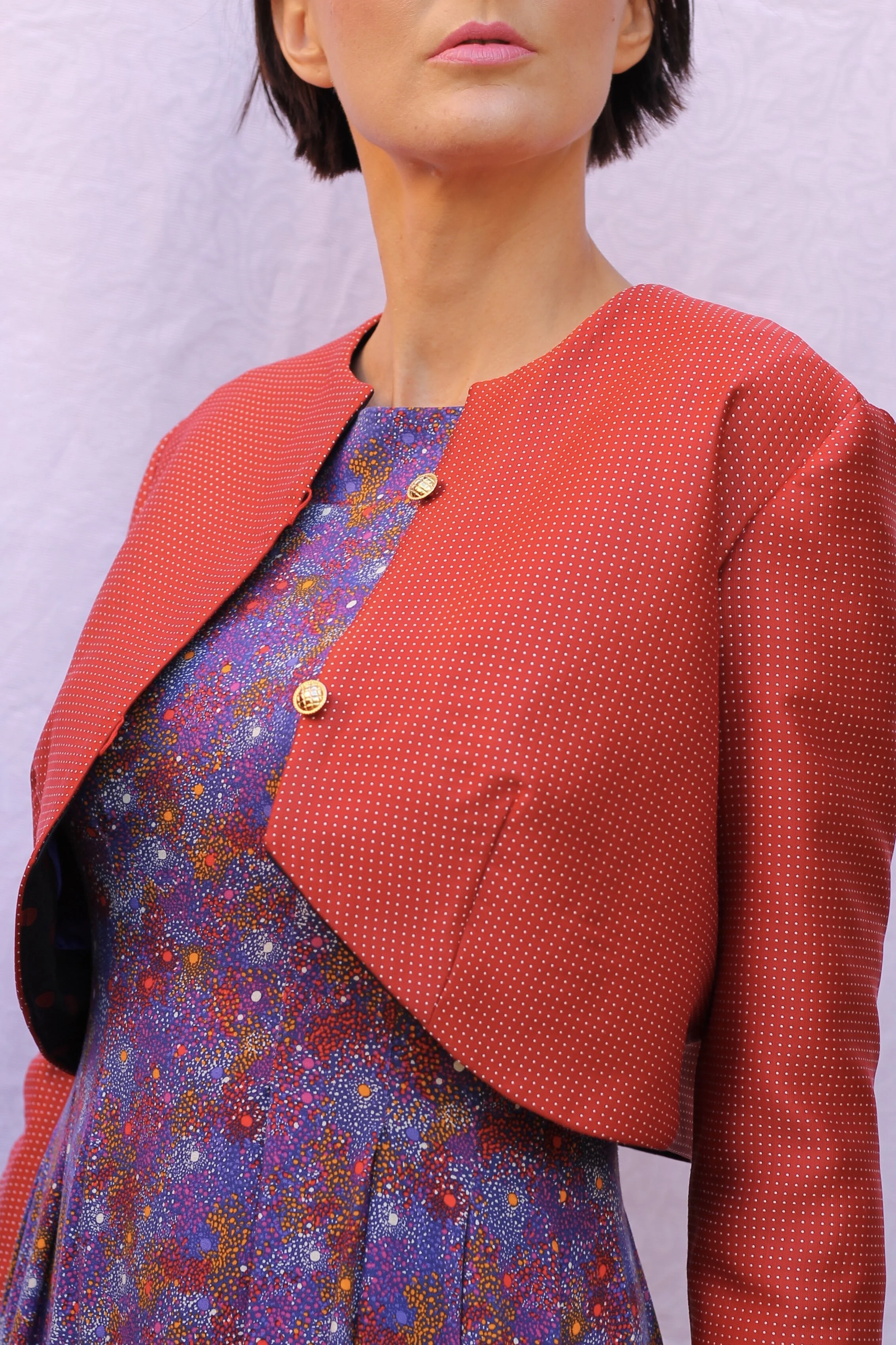 Red Spotty Bolero