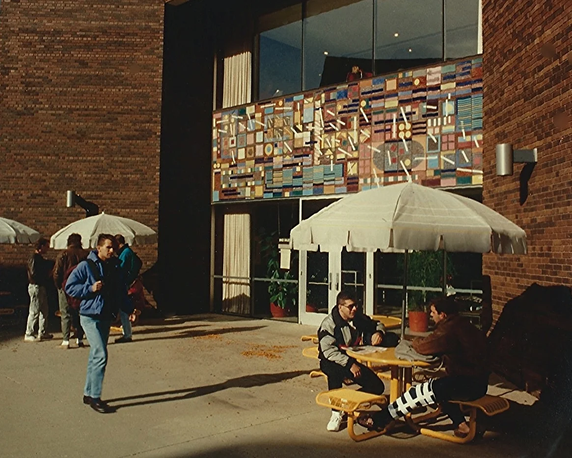   LightSounds   ceramic tile  8'h x 26'l  Please see  LightSounds  video in the navigation menu  SOLD; Permanent Collection; Western Michigan University 
