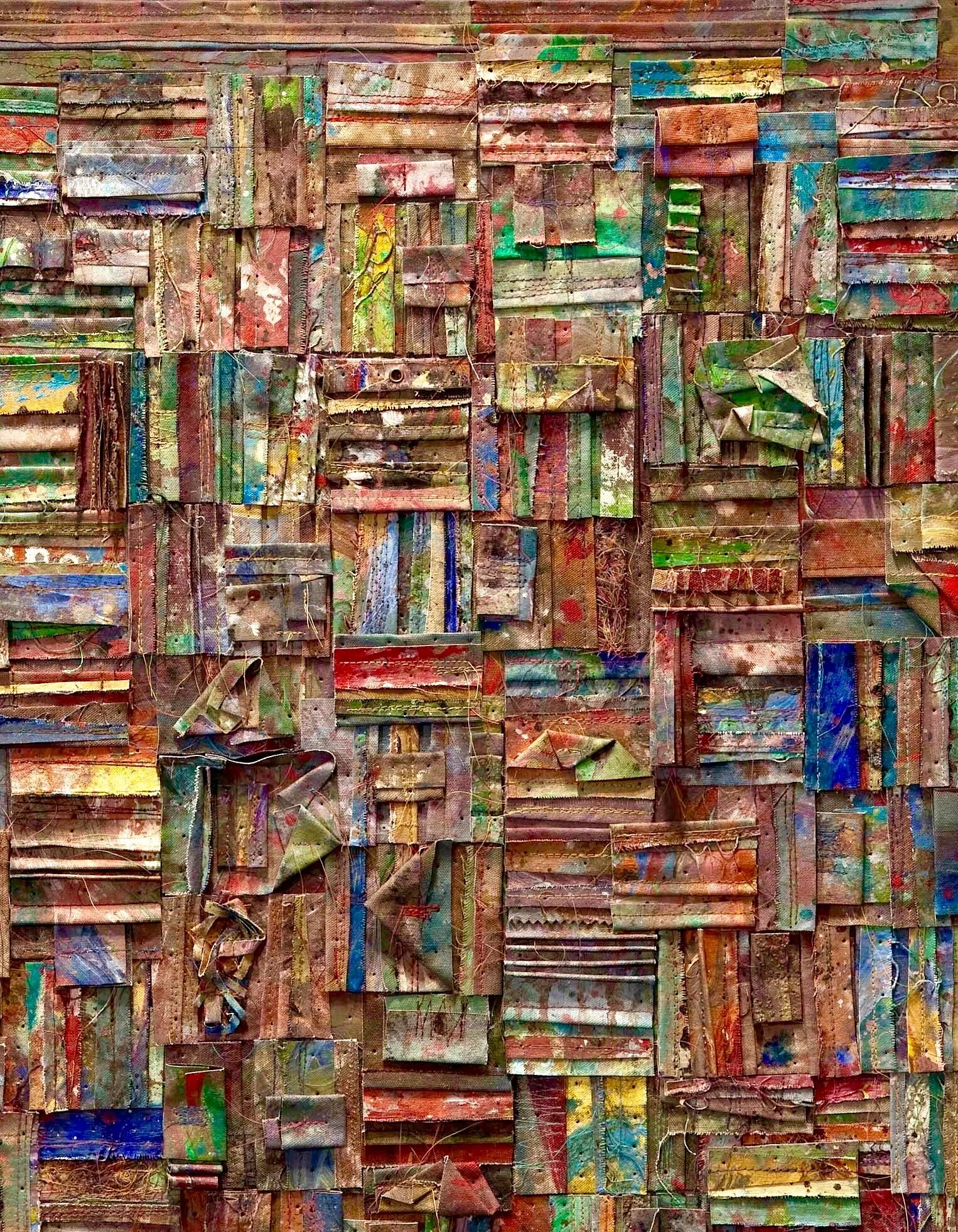  City Rhythms Quilt  Detail View 