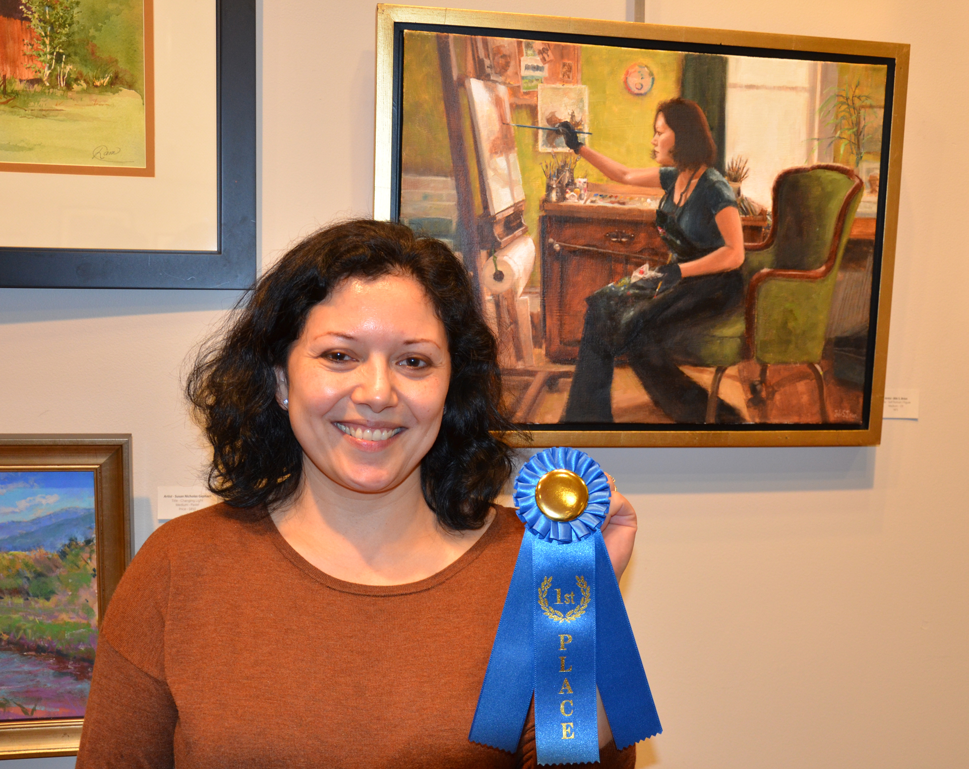 First Place - Sefl-Portrait by Bibi S. Brion