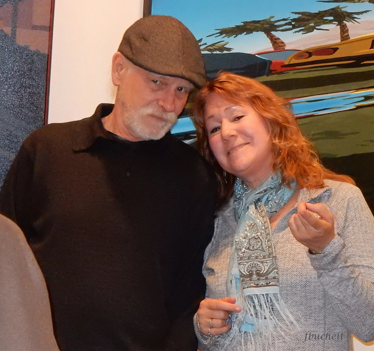 Invitational Artist Jim Farrah with Susan Nicholas Gephart
