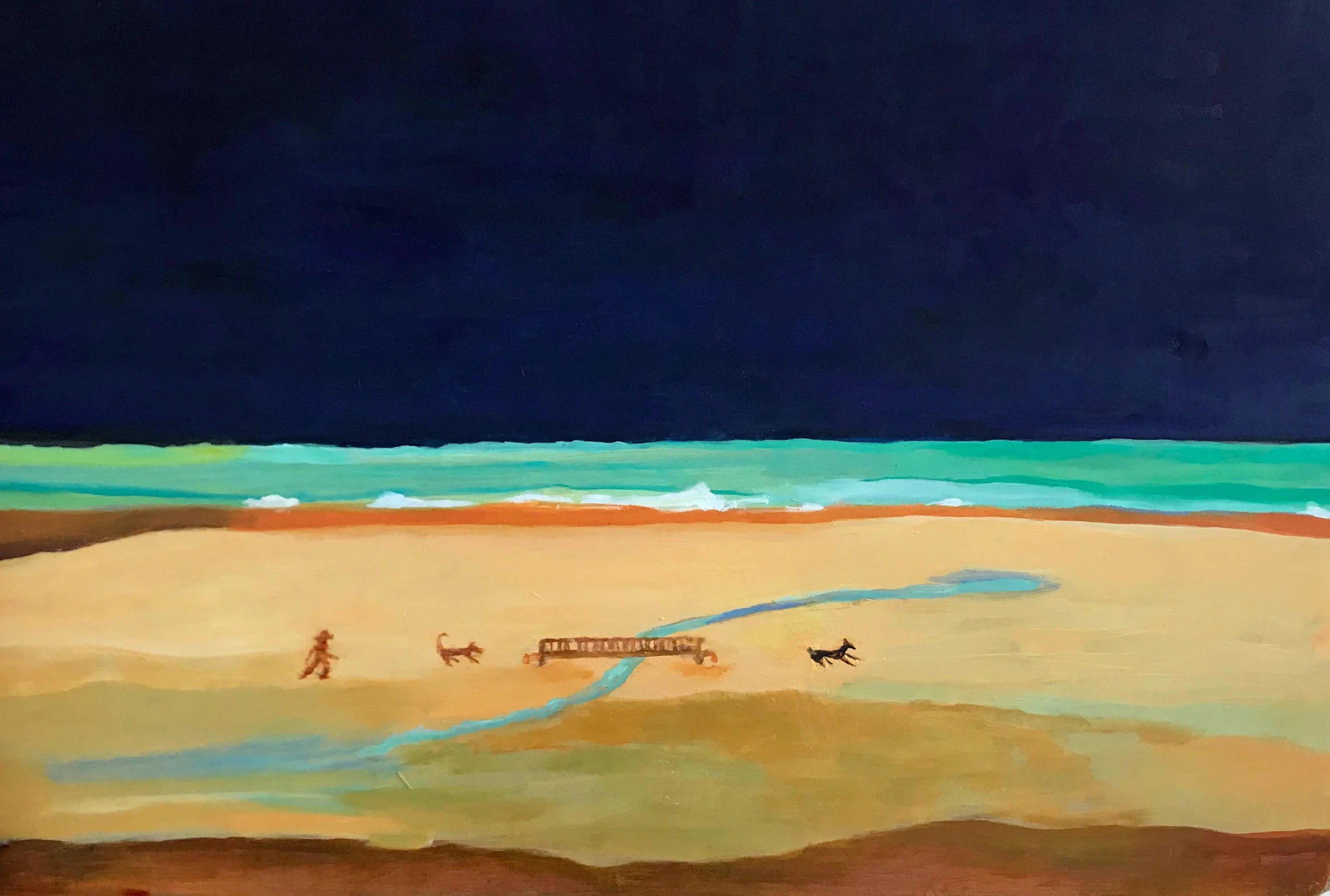 Dog Walk 12%22 X 16%22 $3500..jpg