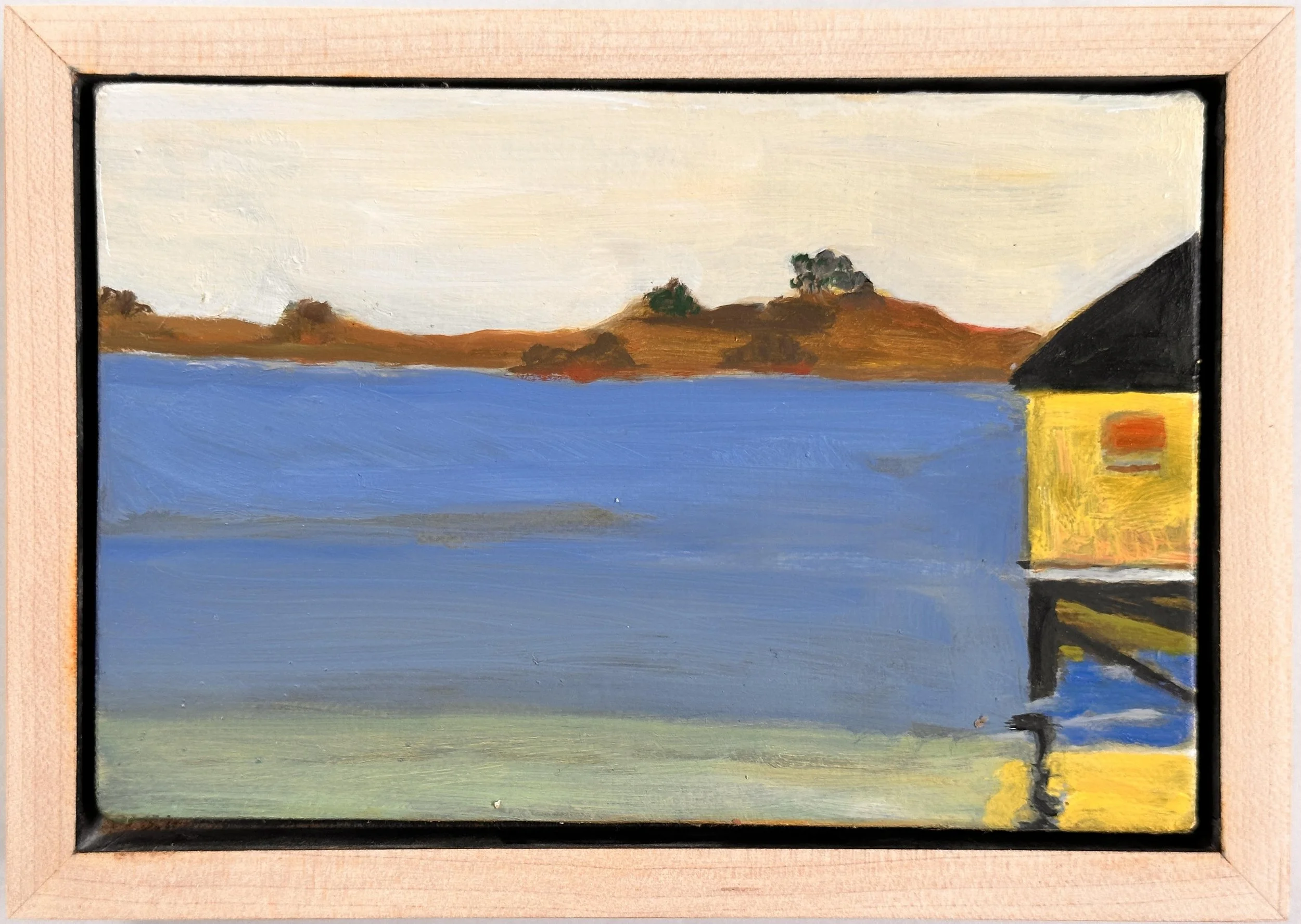 SOLD: "Yellow House on the Water"
