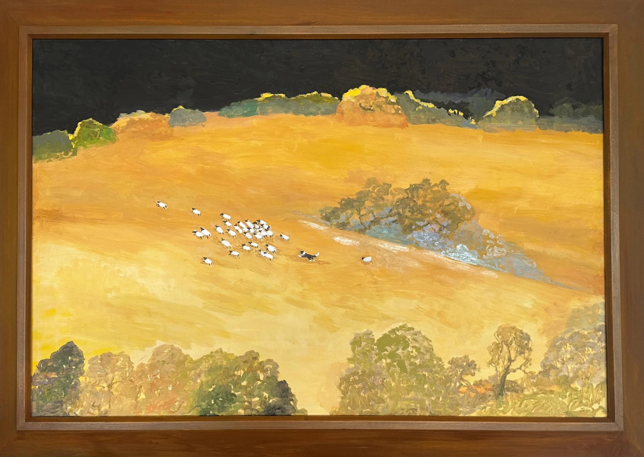 SOLD: "Sheepdog and Sheep"