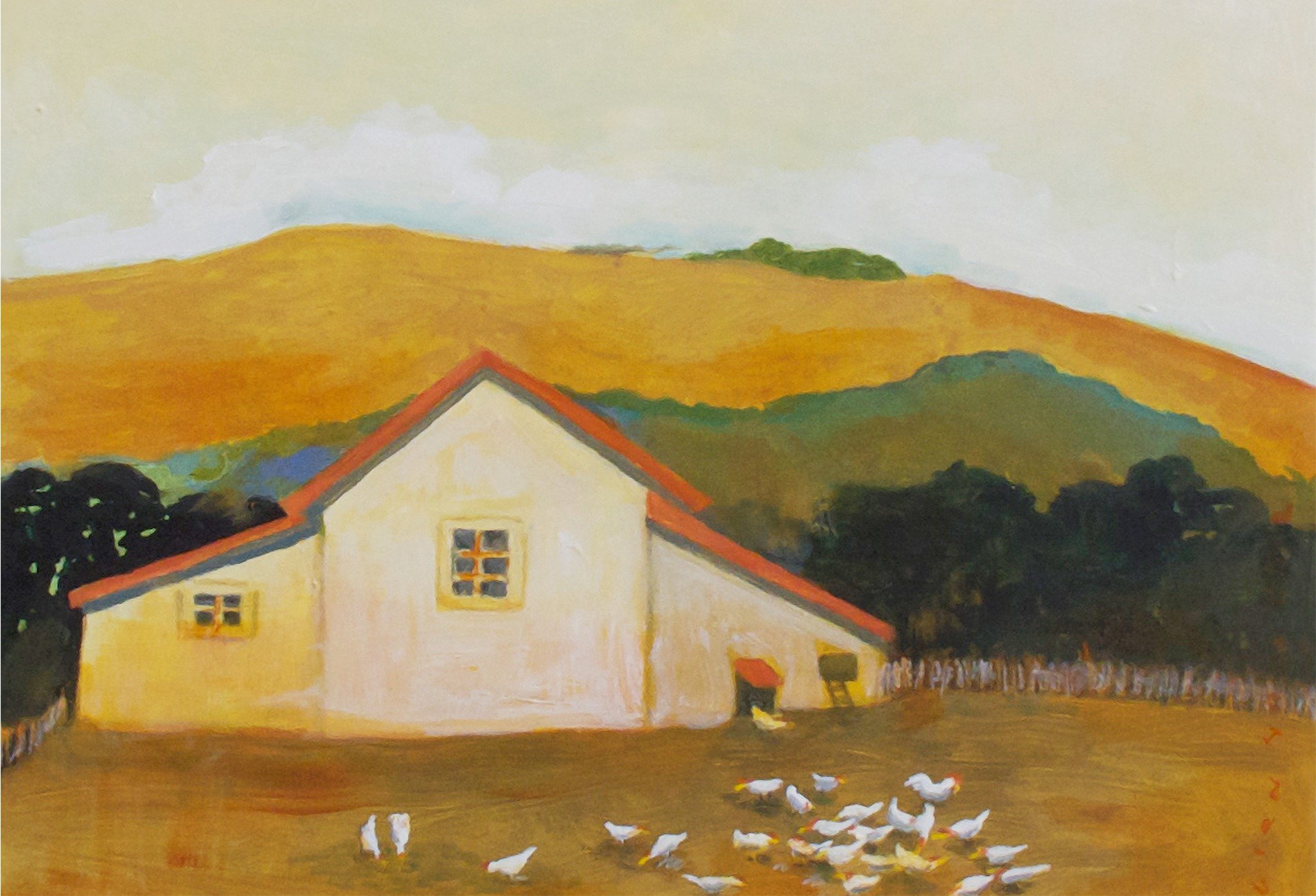 Chicken House Mini Small Medium Large Print Susan Hall Art chicken-house-mini-small-medium-large-print-susan-hall-art