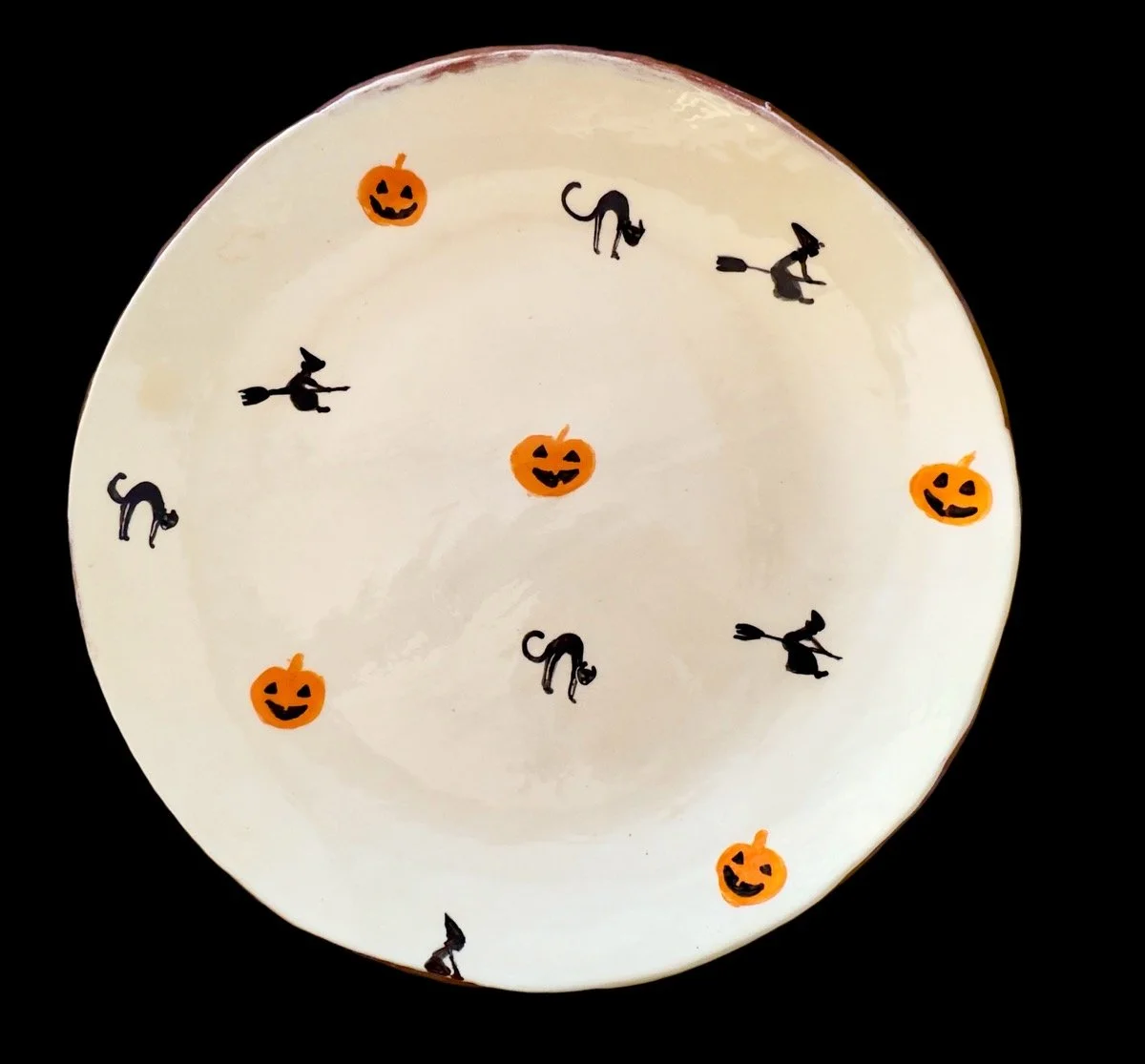 SOLD: Halloween Icons Large Plate