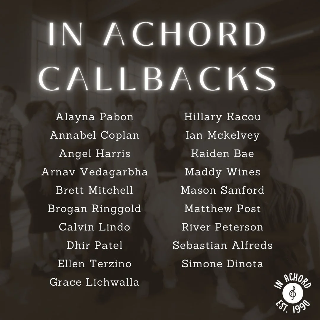 Thank you to everyone who auditioned this weekend!! Thank you for sharing your incredible talents with us❤️ 

We want to CONGRATULATE all those called back for the Fall 2024 audition cycle. Be on the lookout for an email today to provide further info