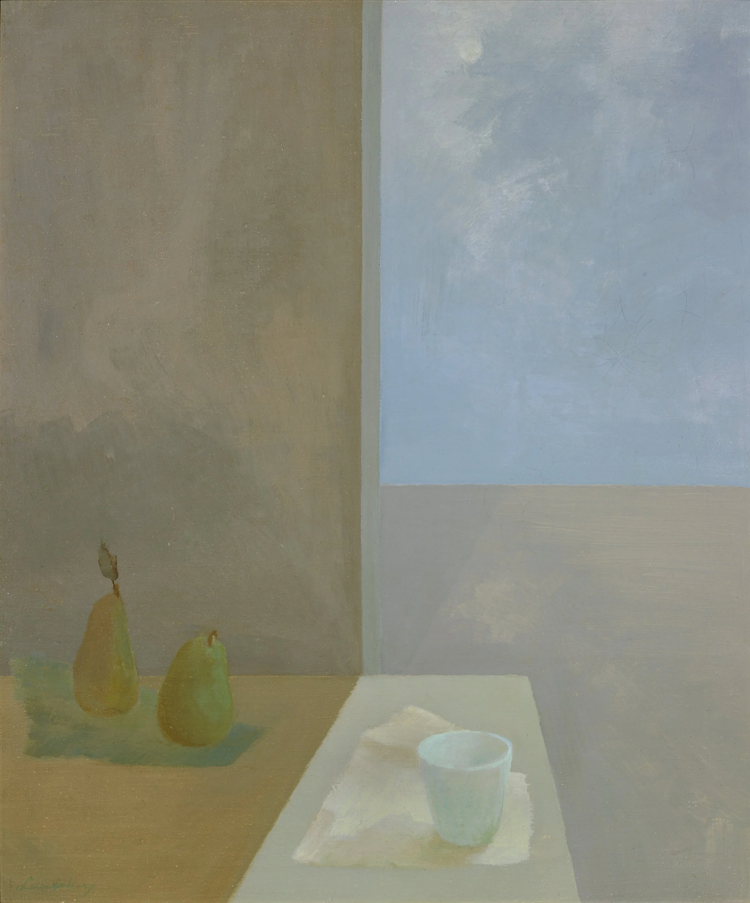 Winter Sun , 1949 oil on canvas 24 x 20 inches; 61 x 50.8 centimeters