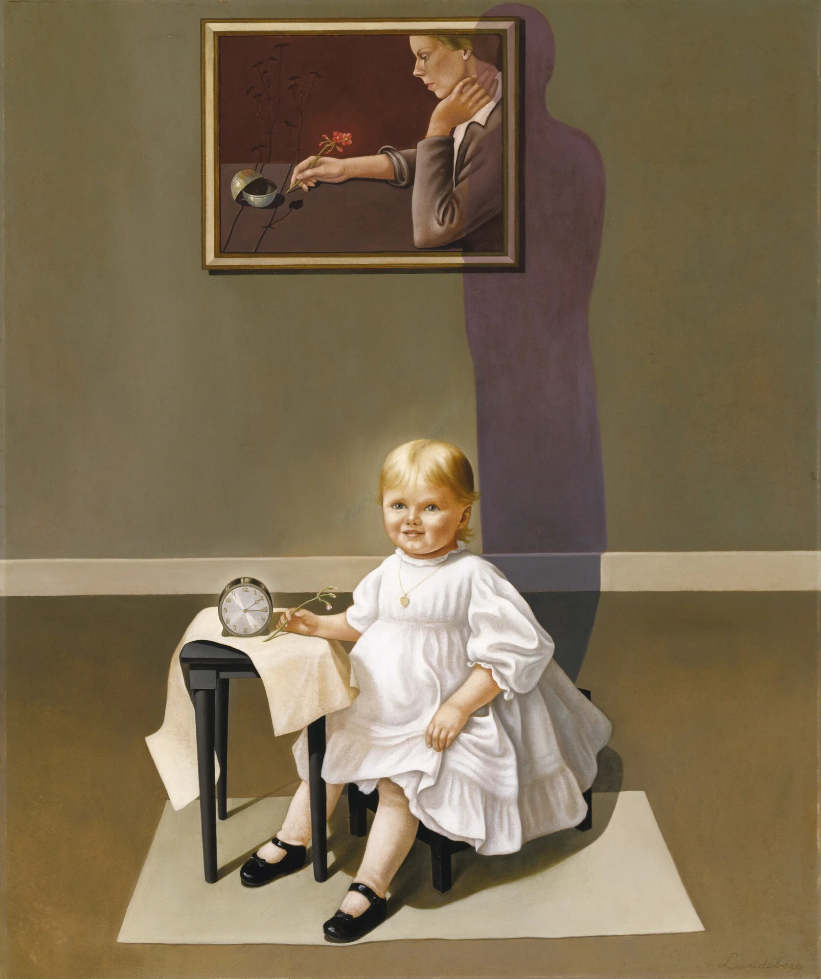 Double Portrait of the Artist in Time, 1935 oil on fiberboard 47 3/4 x 40 inches; 121.3 x 101.6 centimeters Smithsonian American Art Museum