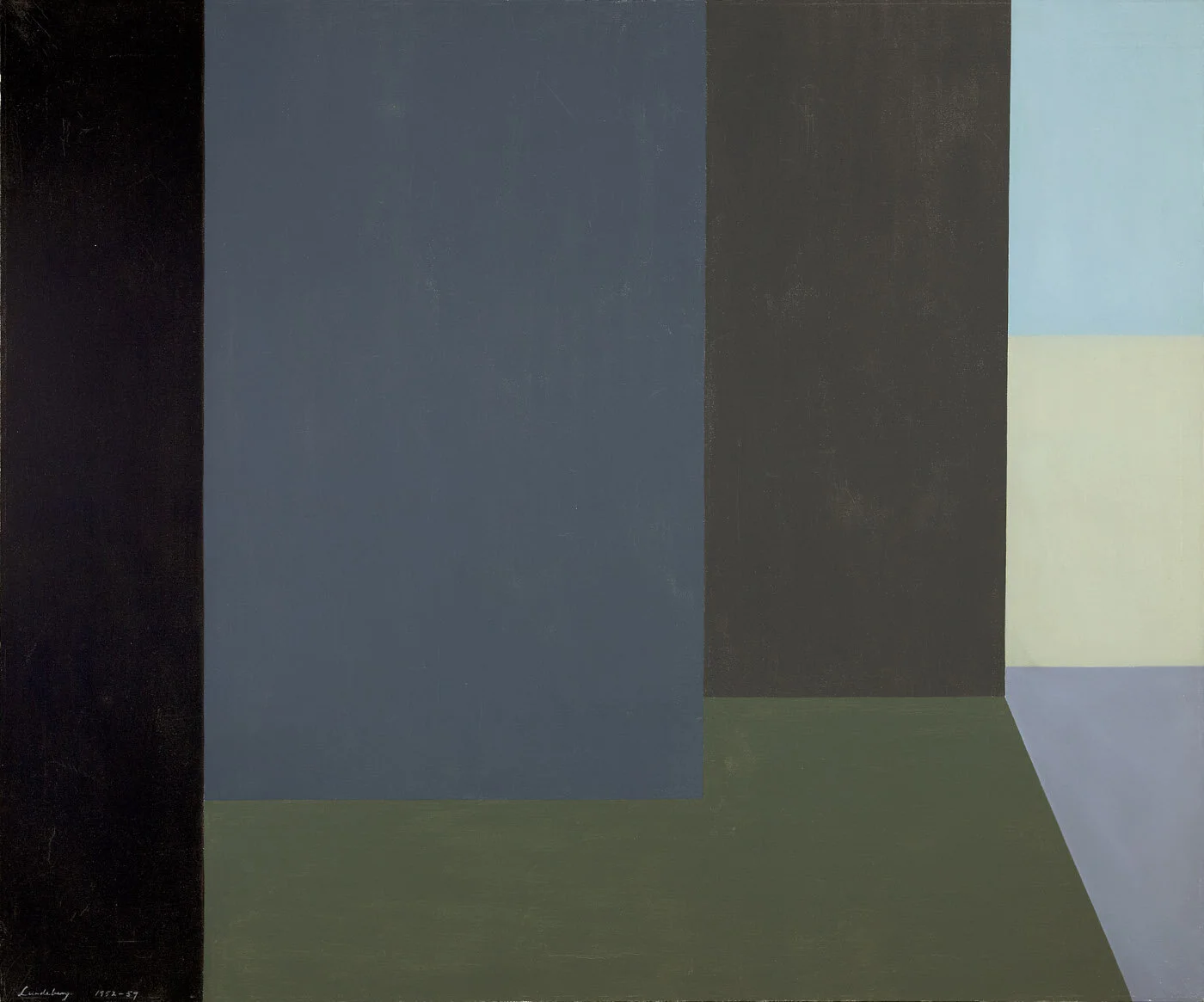 Silent Interior , 1952 oil on canvas 30 x 36 inches; 76.2 x 91.4 centimeters
