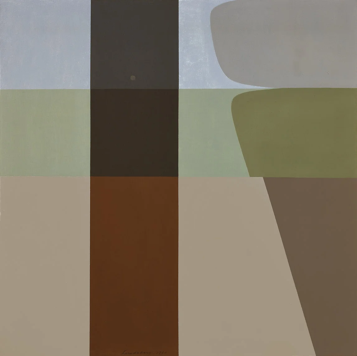 Day and Night , 1959-1960 oil on canvas 40 x 40 inches; 101.6 x 101.6 centimeters