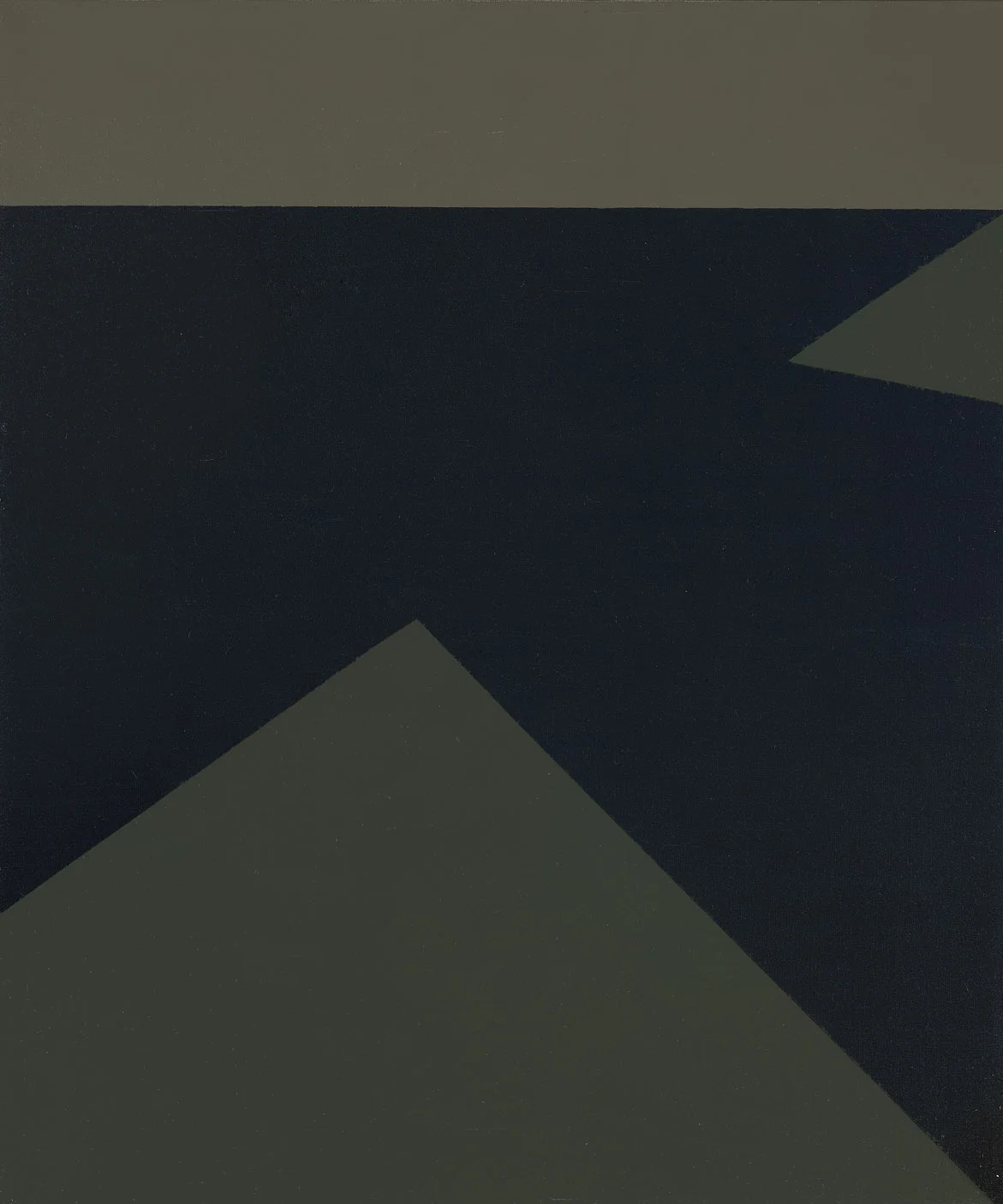 Estuary , 1960 oil on canvas 24 x 20 inches; 61 x 50.8 centimeters