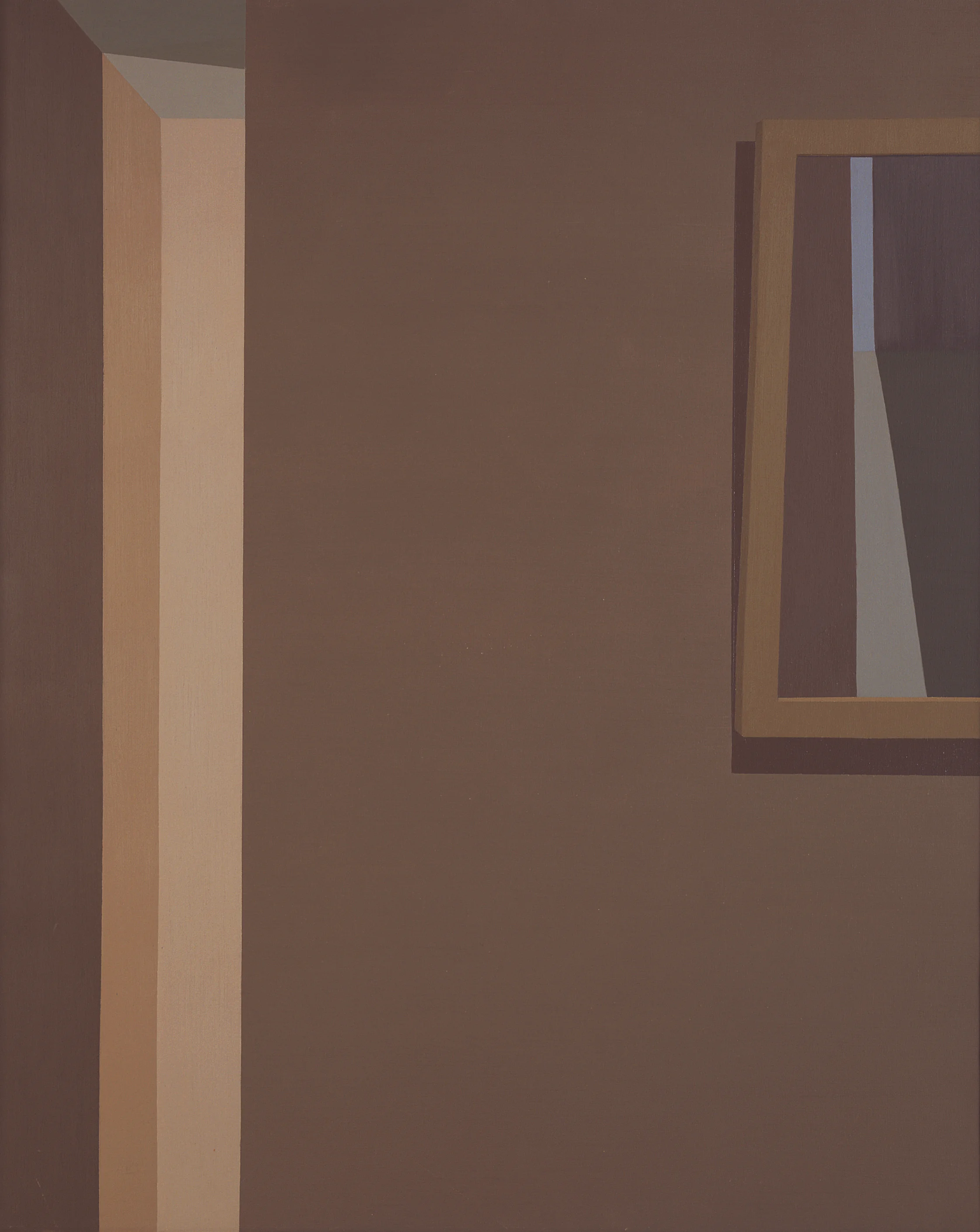 Interior With Mirror , 1961 oil on canvas 50 x 40 inches; 127 x 101.6 centimeters