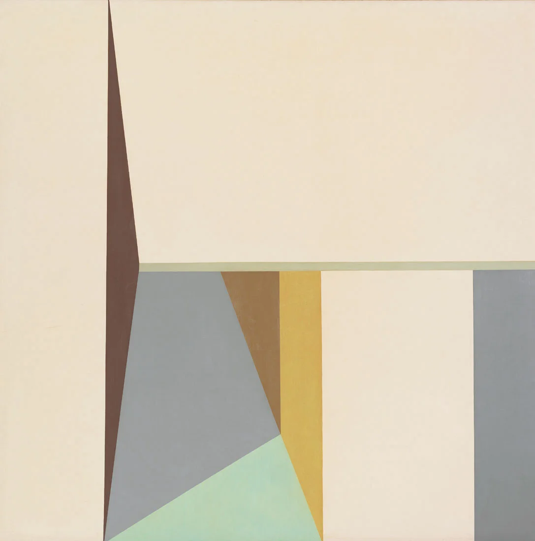 By the Sea II , 1962 oil on canvas 50 x 50 inches; 127 x 127 centimeters