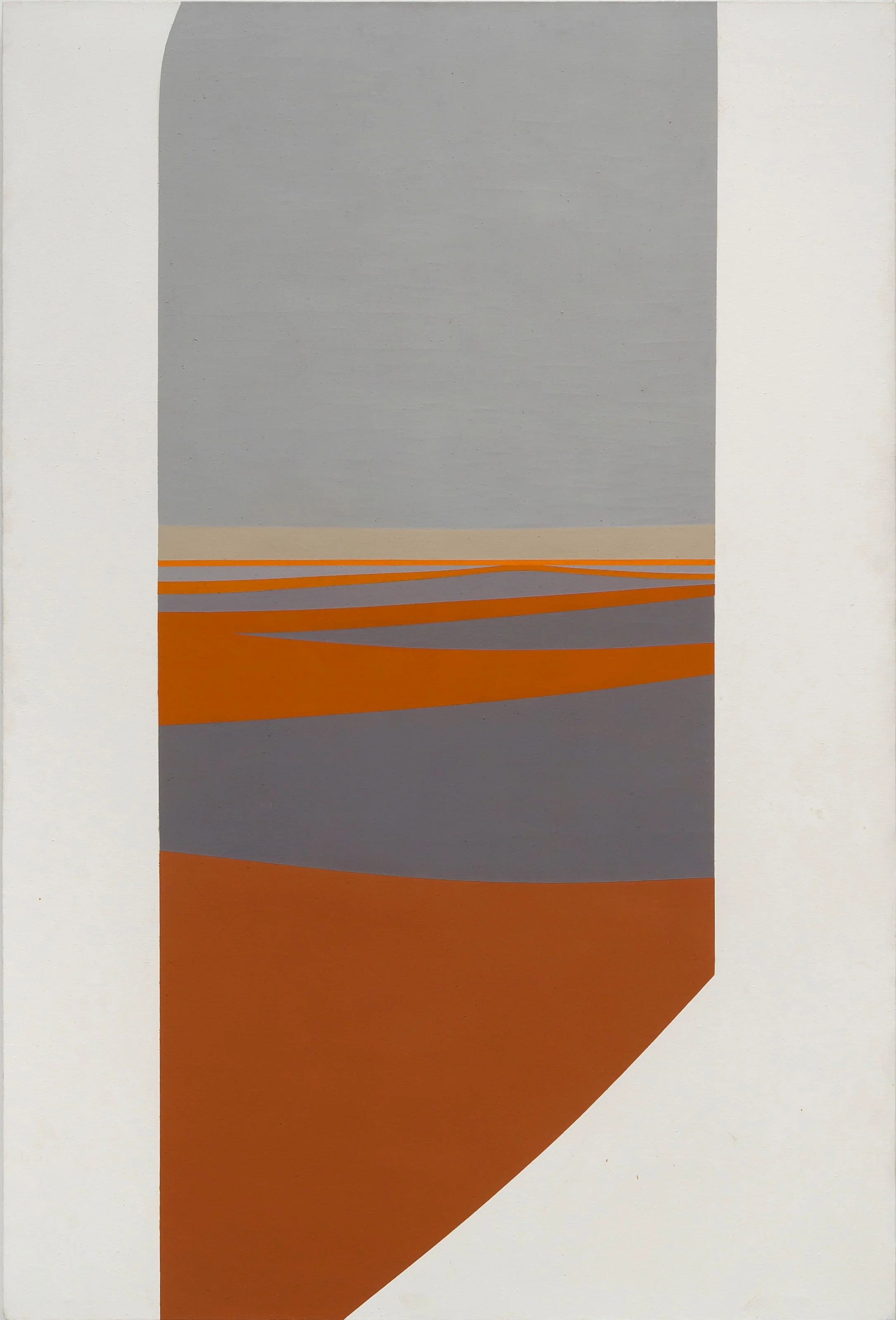 Across the Water , 1964 acrylic on canvas 60 x 40 inches; 152.4 x 101.6 centimeters