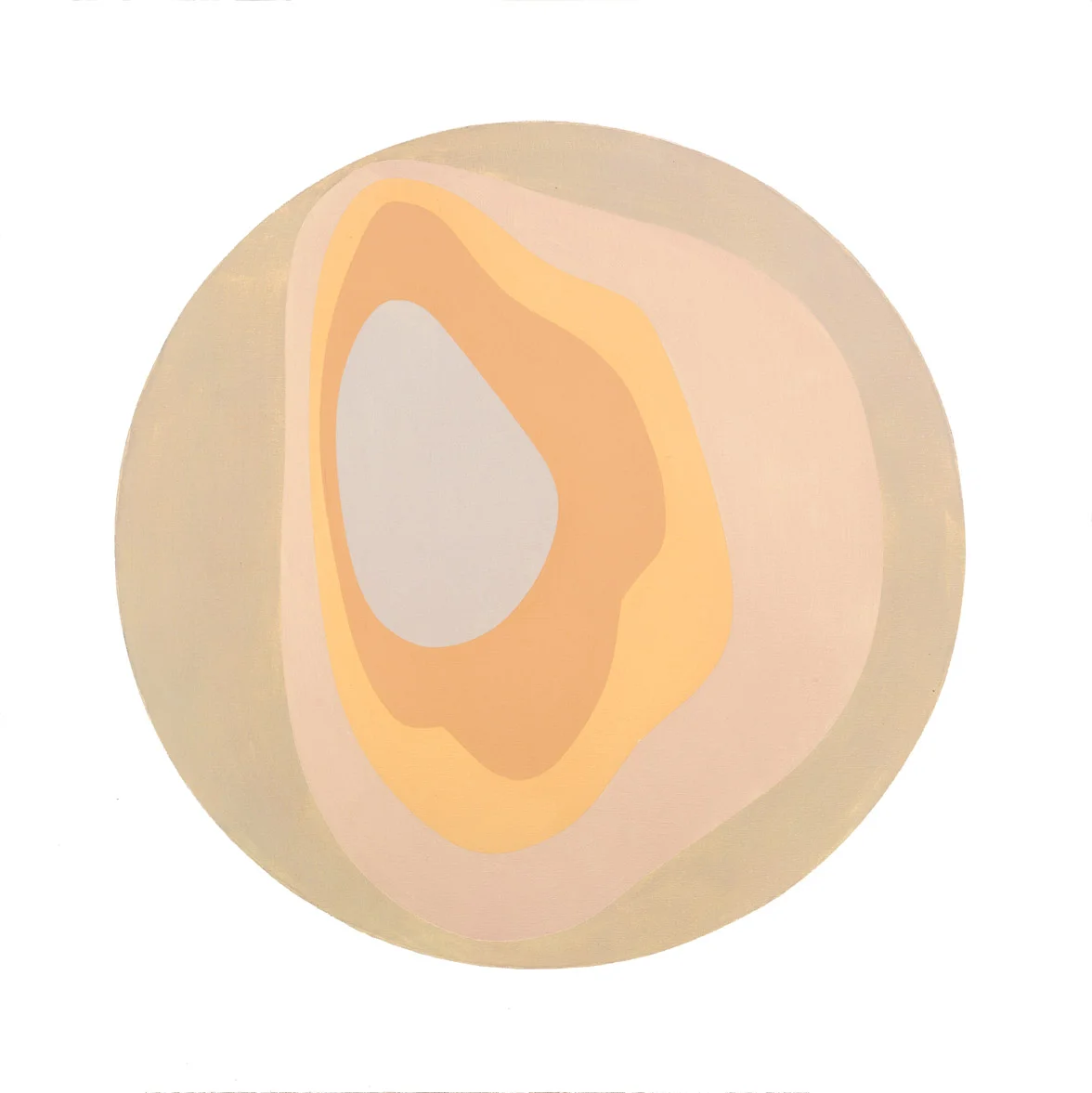 Soft Planet , 1969 acrylic on canvas 36 x 36 inches; 91.4 x 91.4 centimeters