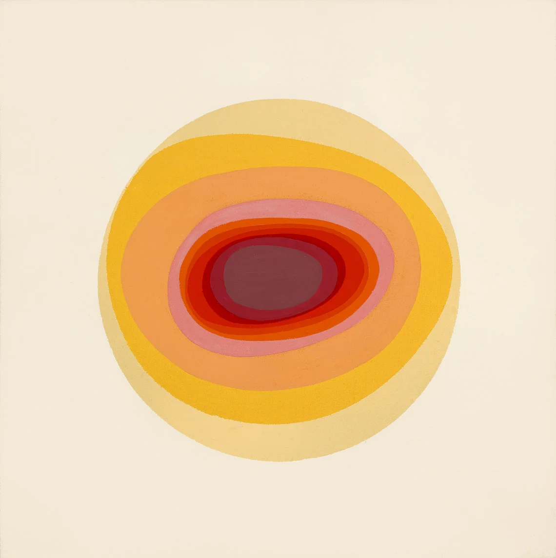 Untitled (May Planet) , 1969 acrylic on canvas 20 x 20 inches; 50.8 x 50.8 centimeters