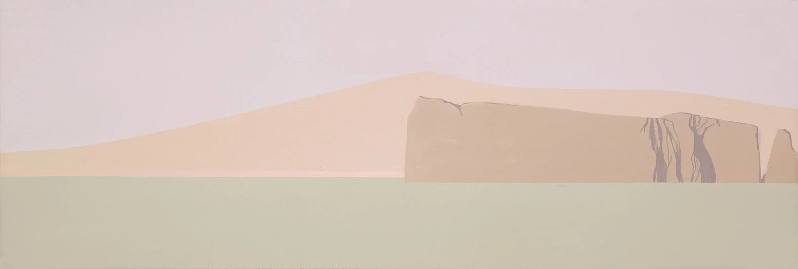 The Headland , 1975 acrylic on canvas 12 x 36 inches; 30.5 x 91.4 centimeters