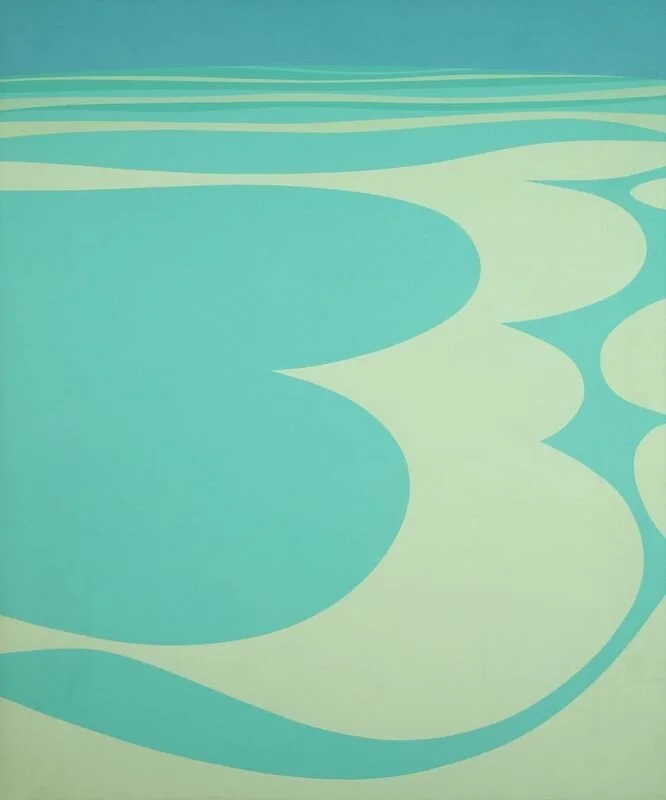 Summer Tide , 1967 acrylic on canvas 72 1/4 × 60 1/8 inches; 183.6 × 152.5 centimeters Hirshhorn Museum and Sculpture Garden