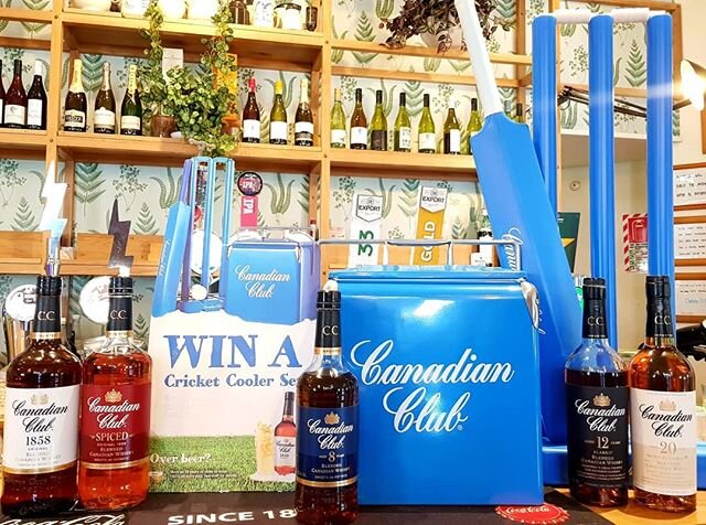 BE IN TO WIN! 
#canadianclub cricket cooler kit could be yours, enter today!