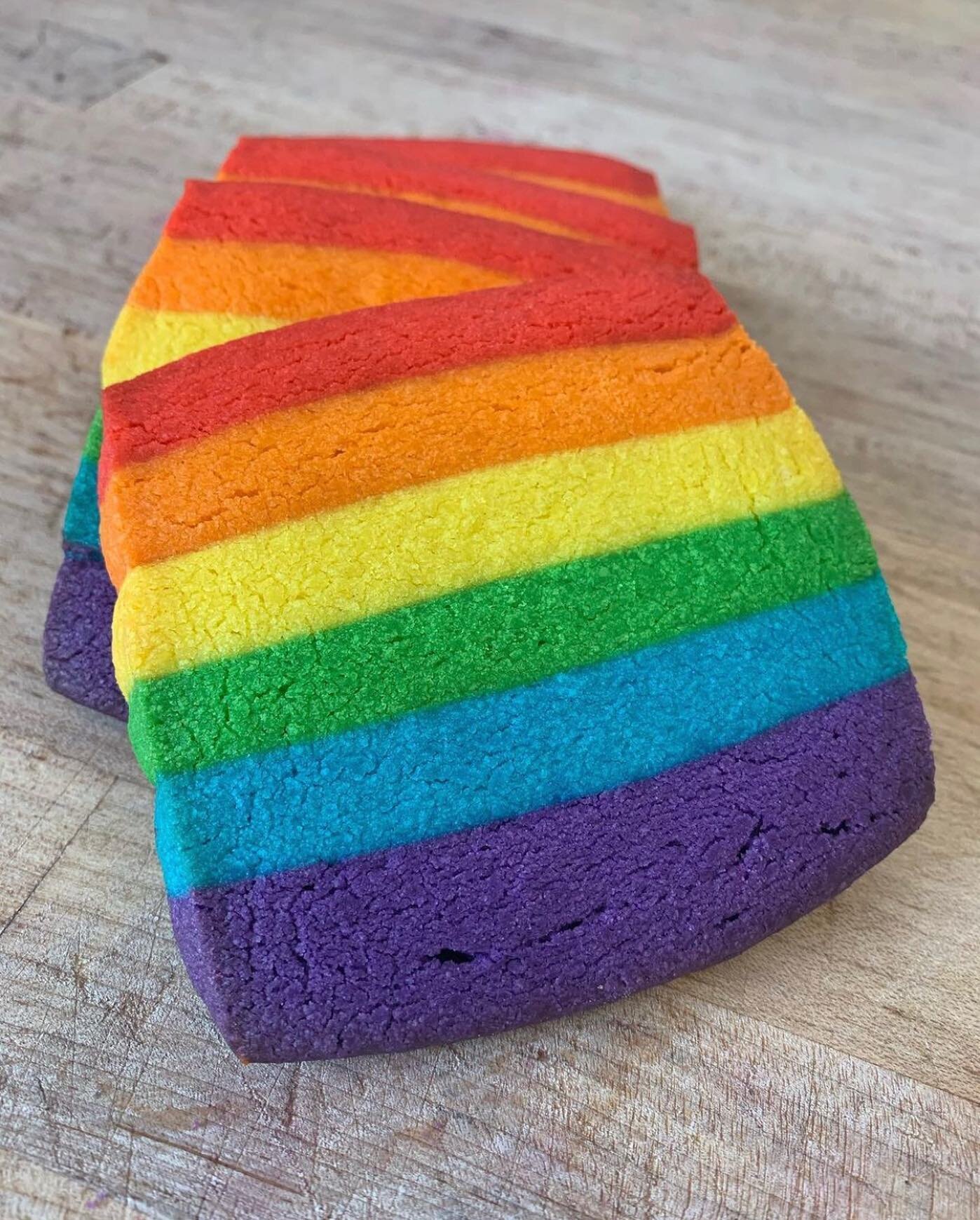 SUNDAY: rainbow shortbread return for one day only to celebrate #oaklandpride 🌈