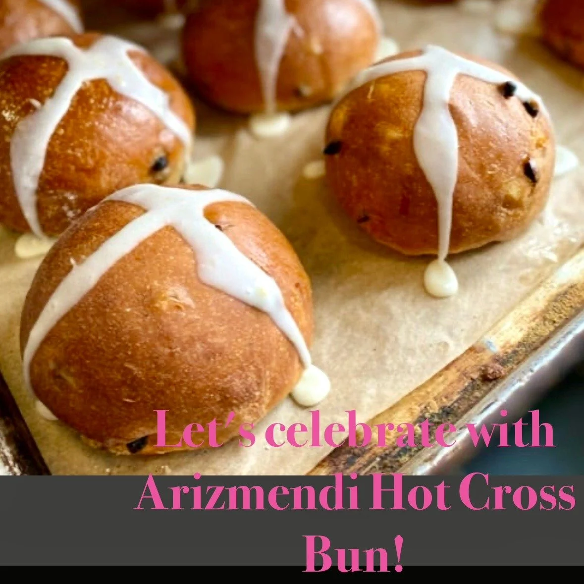 Hot Cross Bun is available only two weekends! 
March 27-29 &amp; April 3-5.