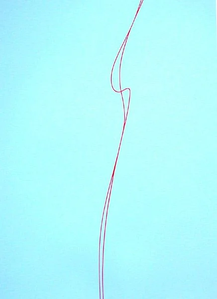 Untitled (Blue with Red Lines) 1971 serigraph, edition 6 36 x 28 inches, 91 2/5 x 71 1/10 centimeters