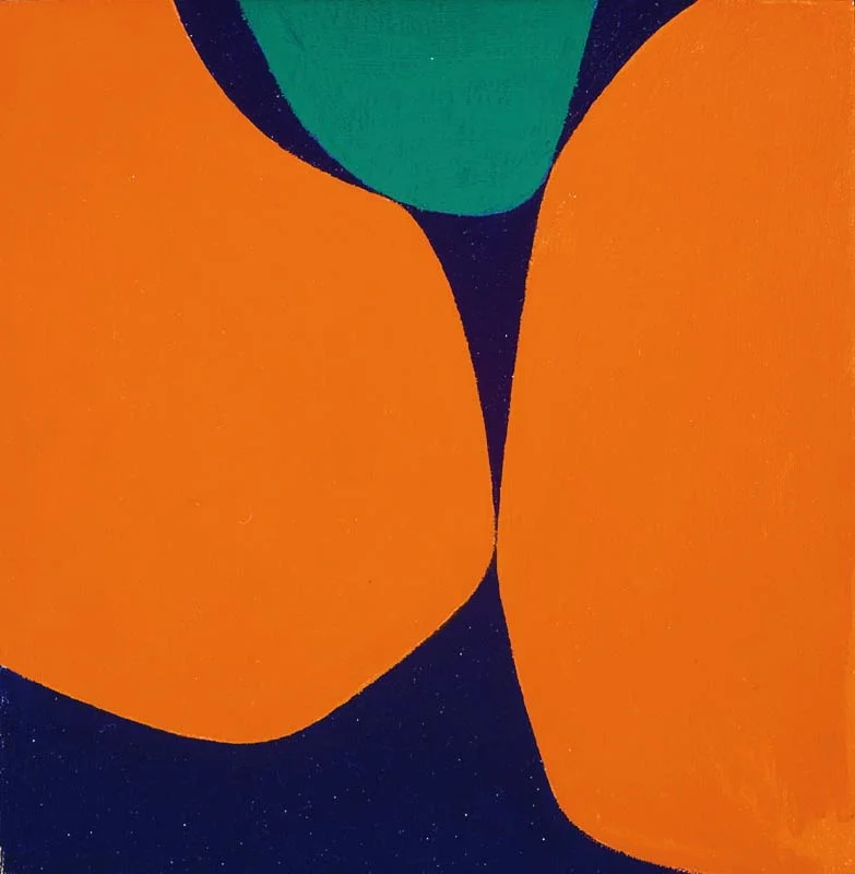 Untitled, (Boulder Series) 1962 acrylic on canvas 9 3/4 x 9 5/8 inches, 24 4/5 x 24 1/10 centimeters