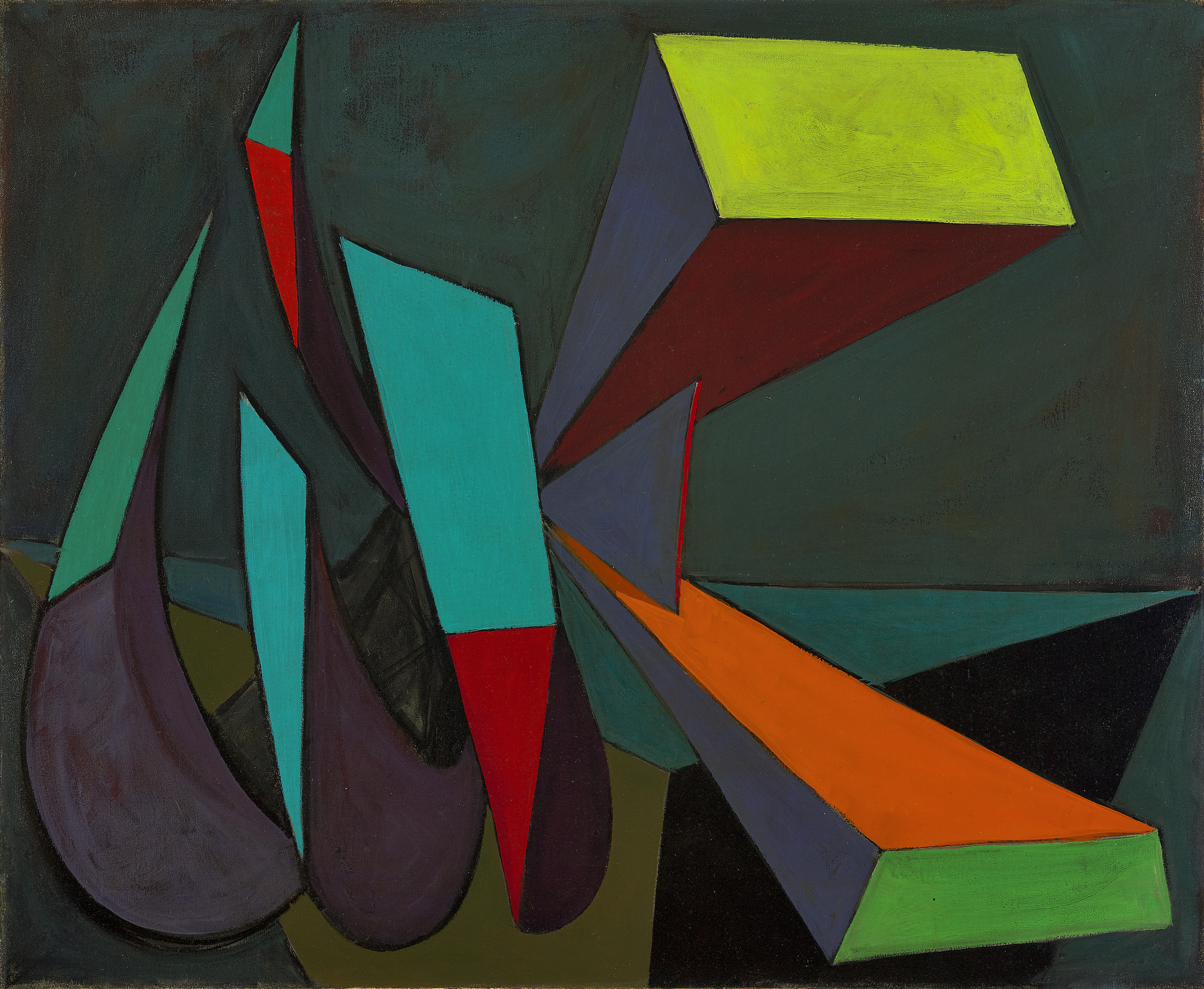 Mirabilia #2 1950 oil on canvas 36 x 30 inches, 91 2/5 x 76 1/5 centimeter