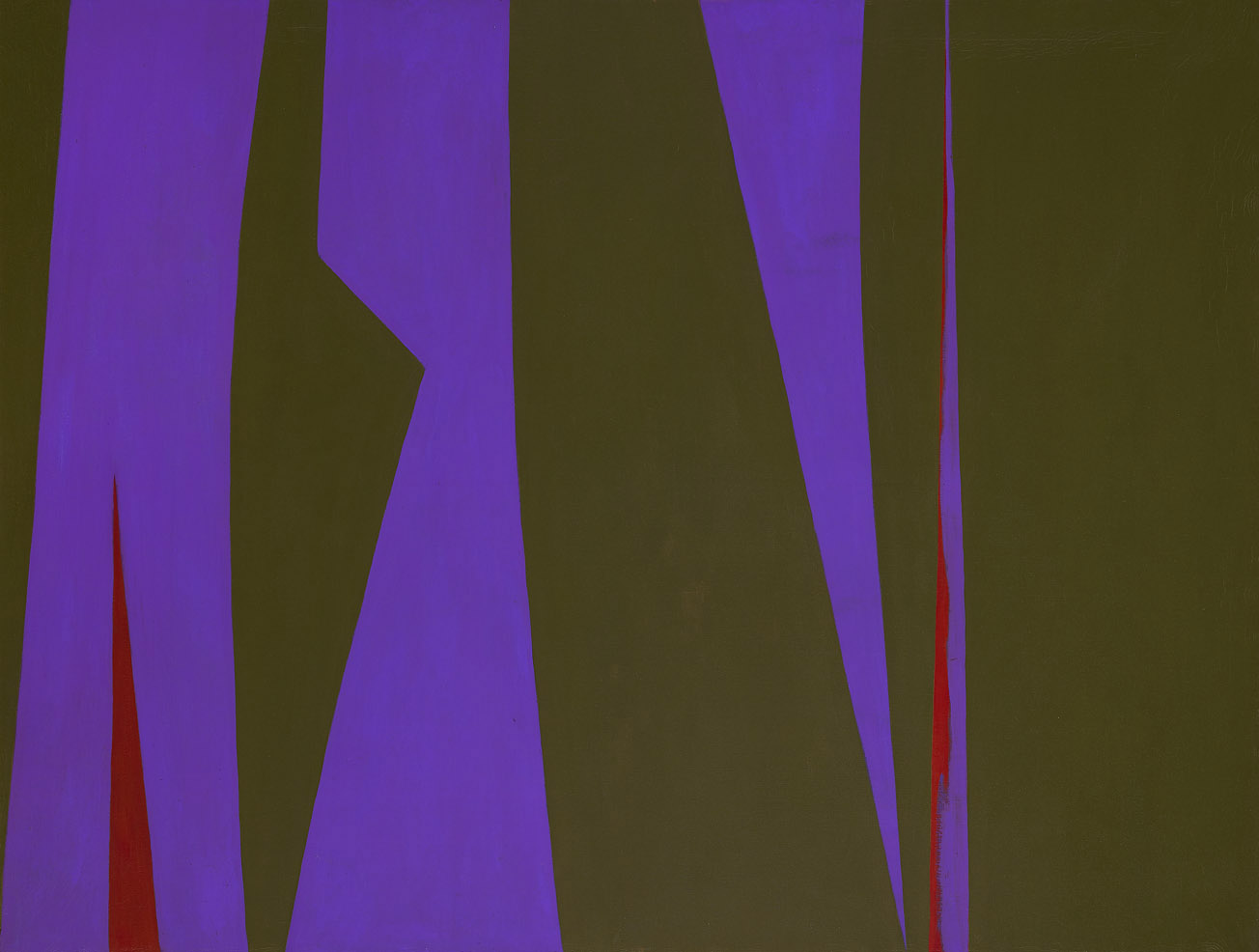 Magical Space Forms 1952-1953 oil on canvas 50 x 67 inches, 127 x 170 1/5 centimeters