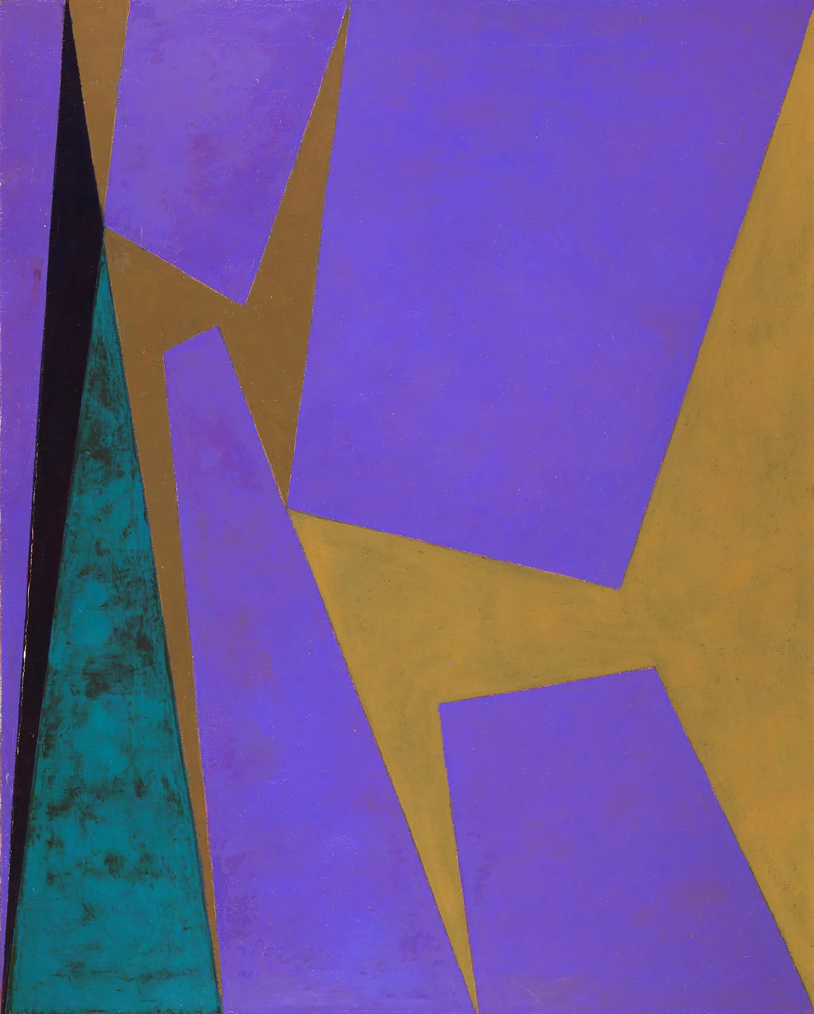 Magical Space Forms 1955 oil on canvas 50 x 40 inches, 127 x 101 3/5 centimeters