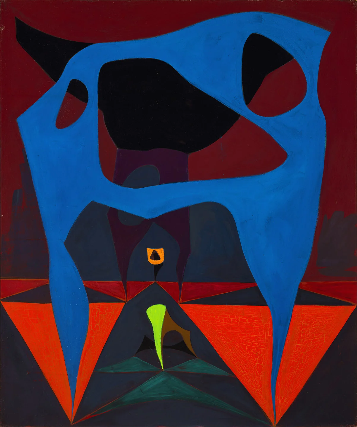 Untitled, Magical Forms (study) , 1950 oil on canvas 36 x 30 inches; 91.4 x 76.2 centimeters