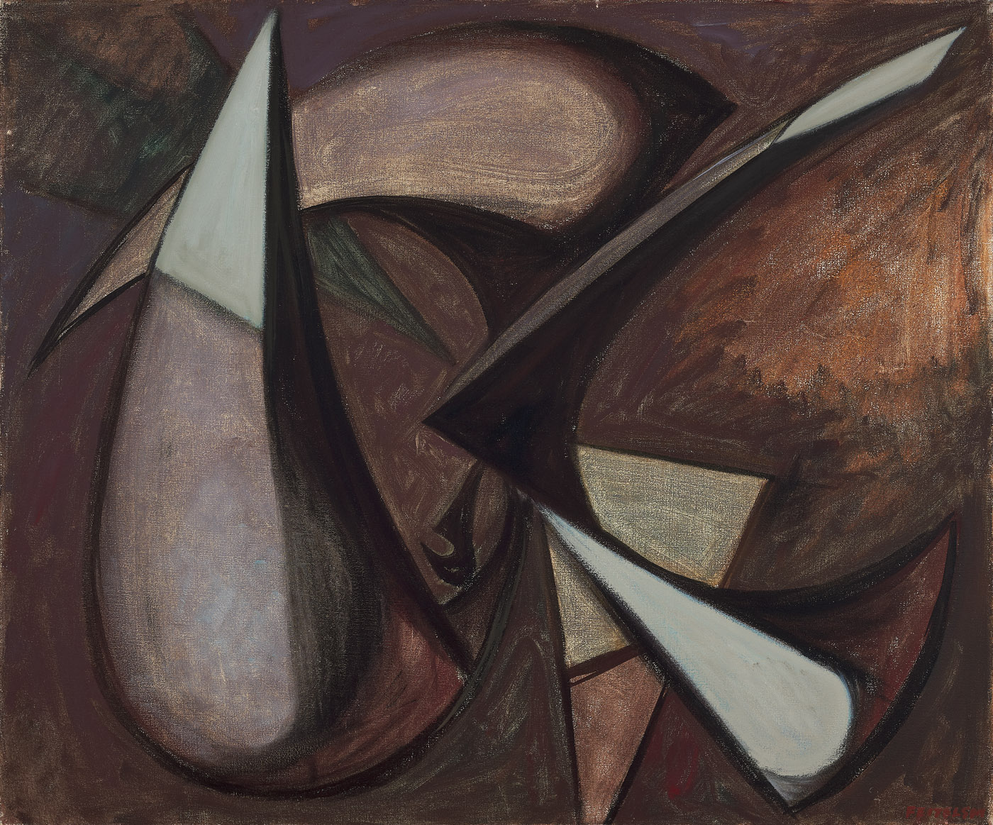 Prometheus , 1949 oil on canvas 30 x 36 inches; 76.2 x 91.4 centimeters